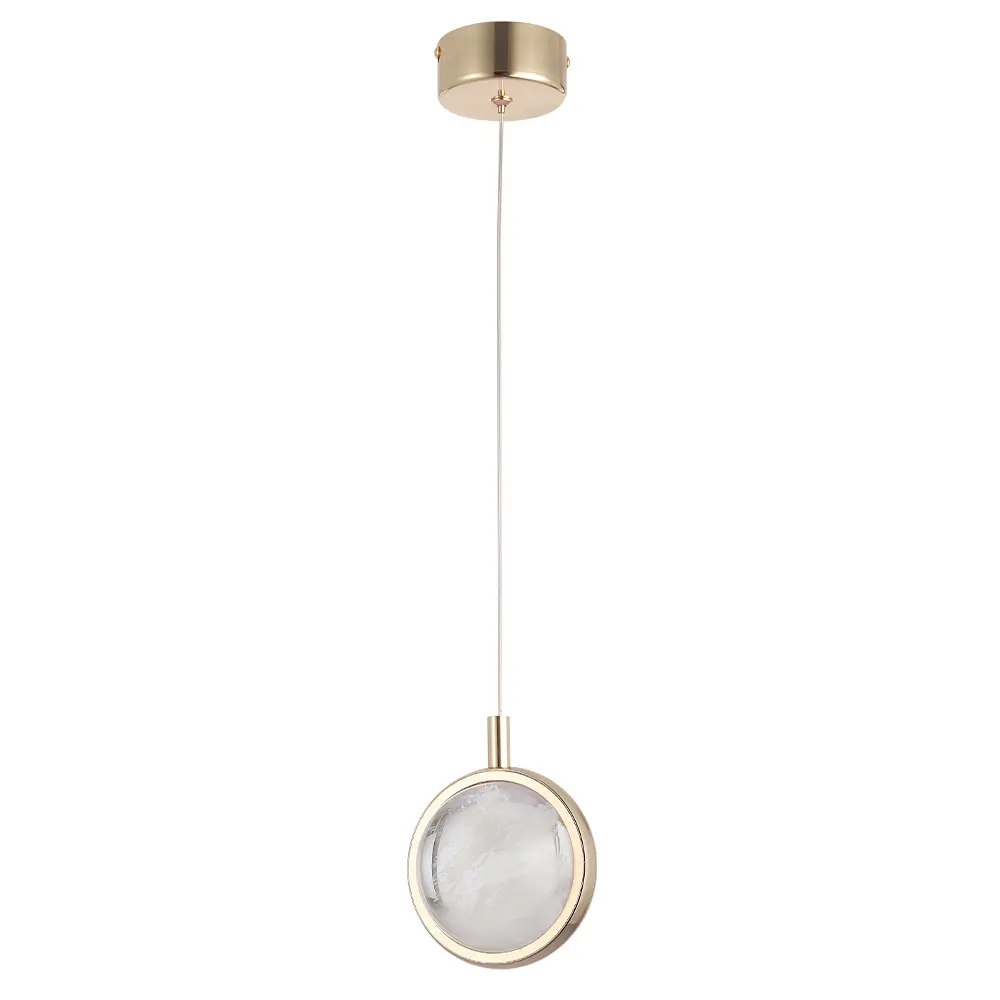 Фото Светильник подвесной светодиодный Crystal Lux Cielo gold 2 м² теплый белый (желтый) свет цвет золото Фото Светильник подвесной светодиодный Crystal Lux Cielo gold 2 м² теплый белый (желтый) свет цвет золото