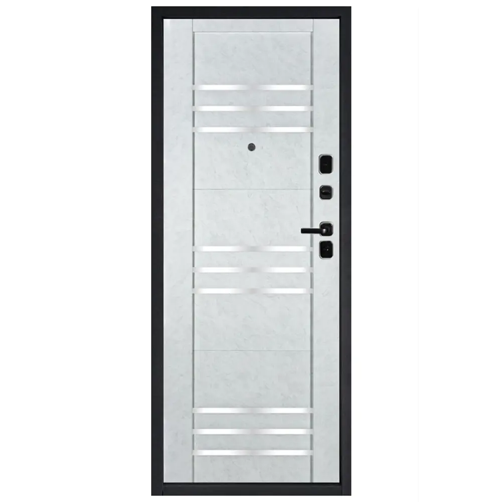 Фото 2 Входная дверь Экосталь Омега левый 205x86см цвет бетон антрацит/мрамор Фото 2 Входная дверь Экосталь Омега левый 205x86см цвет бетон антрацит/мрамор