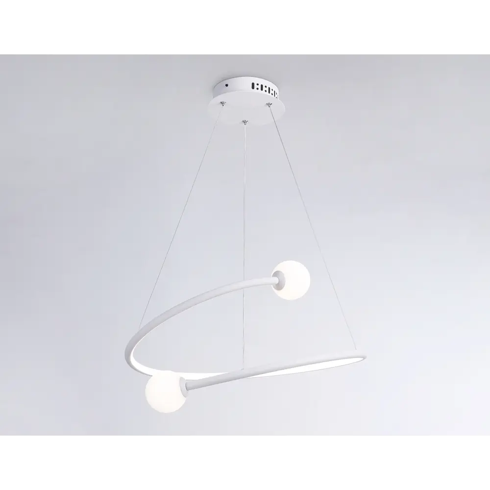 Фото 3 Светильник подвесной светодиодный Ambrella Light AMBR_FL66291 Comfort с пультом 6.34 м² регулируемый белый свет цвет белый/белый Фото 3 Светильник подвесной светодиодный Ambrella Light AMBR_FL66291 Comfort с пультом 6.34 м² регулируемый белый свет цвет белый/белый