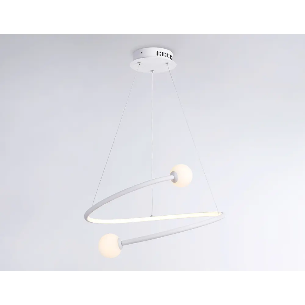 Фото 2 Светильник подвесной светодиодный Ambrella Light AMBR_FL66291 Comfort с пультом 6.34 м² регулируемый белый свет цвет белый/белый Фото 2 Светильник подвесной светодиодный Ambrella Light AMBR_FL66291 Comfort с пультом 6.34 м² регулируемый белый свет цвет белый/белый