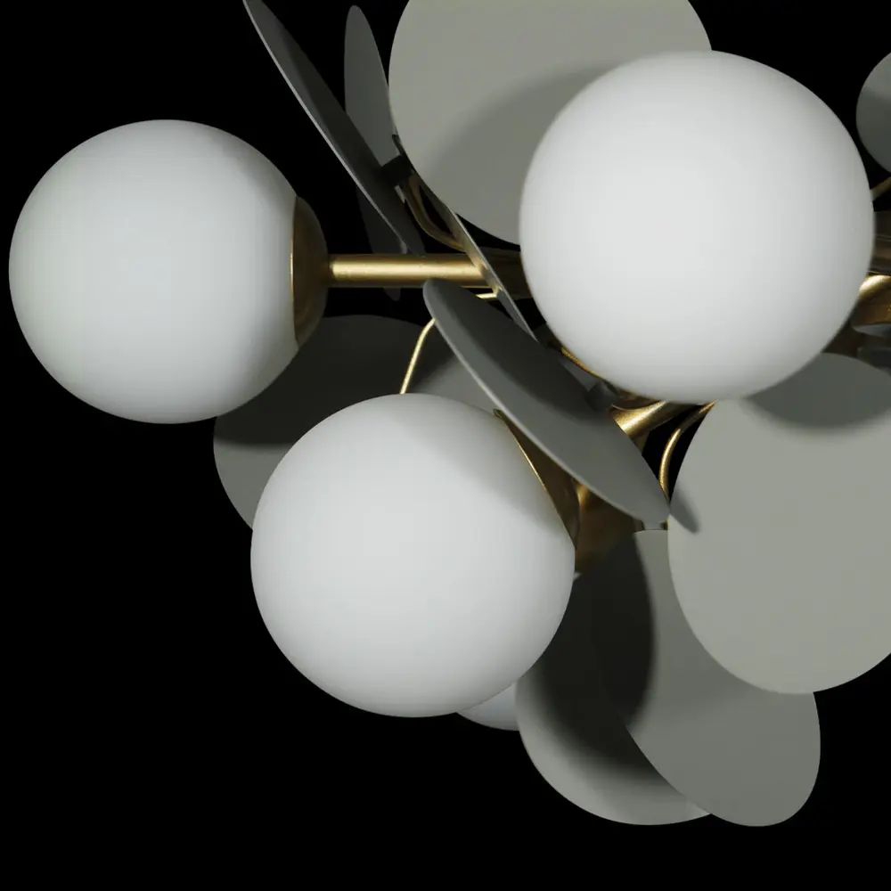 Фото 4 Люстра на штанге Loft It Matisse 10008-10 grey 10 ламп 14.29 м² цвет белый, золото, серый Фото 4 Люстра на штанге Loft It Matisse 10008-10 grey 10 ламп 14.29 м² цвет белый, золото, серый