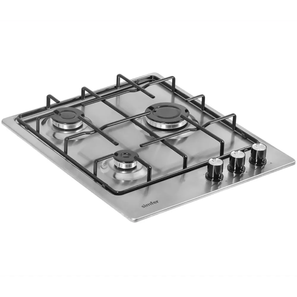Фото 3 Газовая варочная панель Simfer H 45 V 30 M 411 45 см 3 конфорки цвет нержавеющая сталь Фото 3 Газовая варочная панель Simfer H 45 V 30 M 411 45 см 3 конфорки цвет нержавеющая сталь