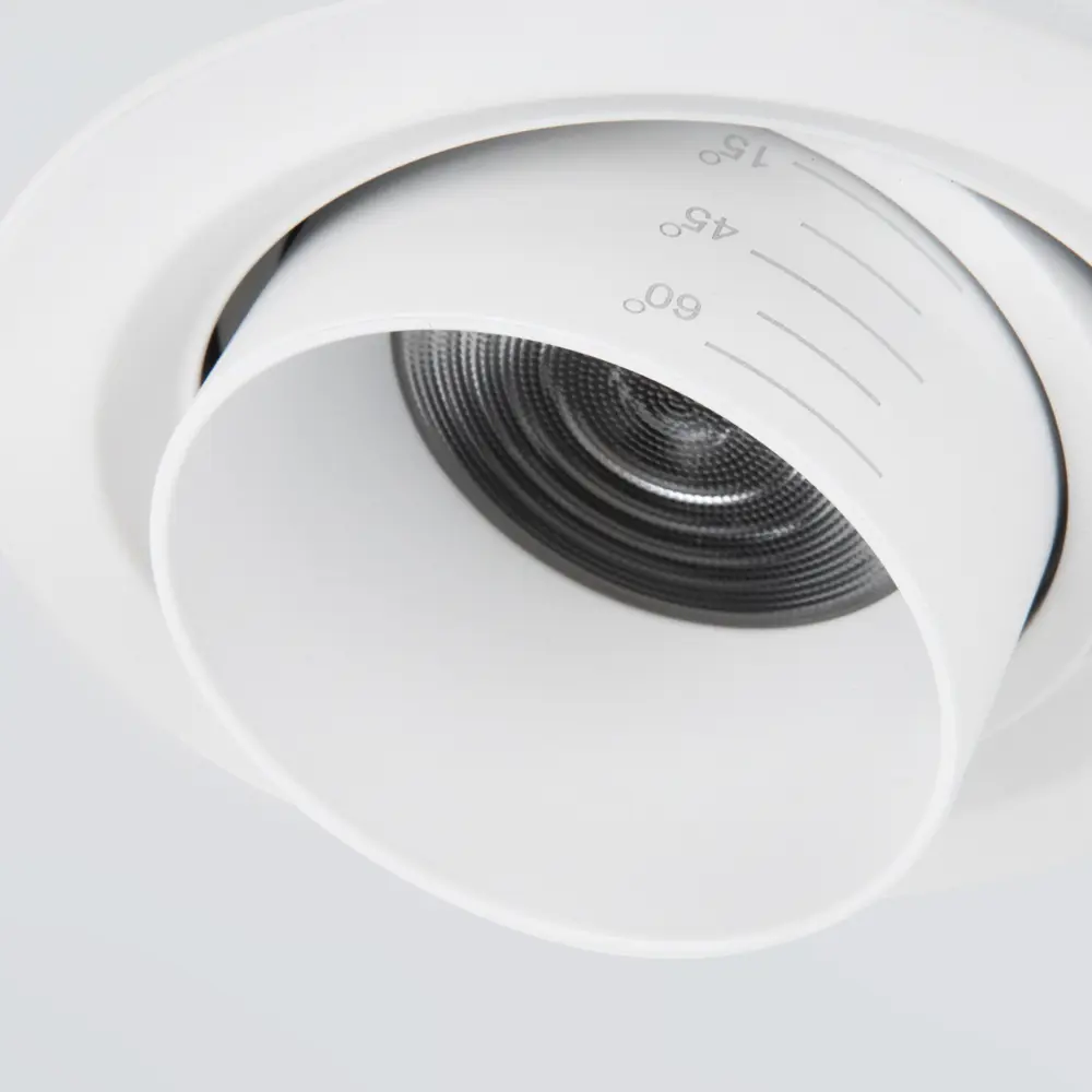 Фото 9 Светильник точечный встраиваемый светодиодный Elektrostandard A064034 5 м² под отверстие 9 см цвет белый Фото 9 Светильник точечный встраиваемый светодиодный Elektrostandard A064034 5 м² под отверстие 9 см цвет белый