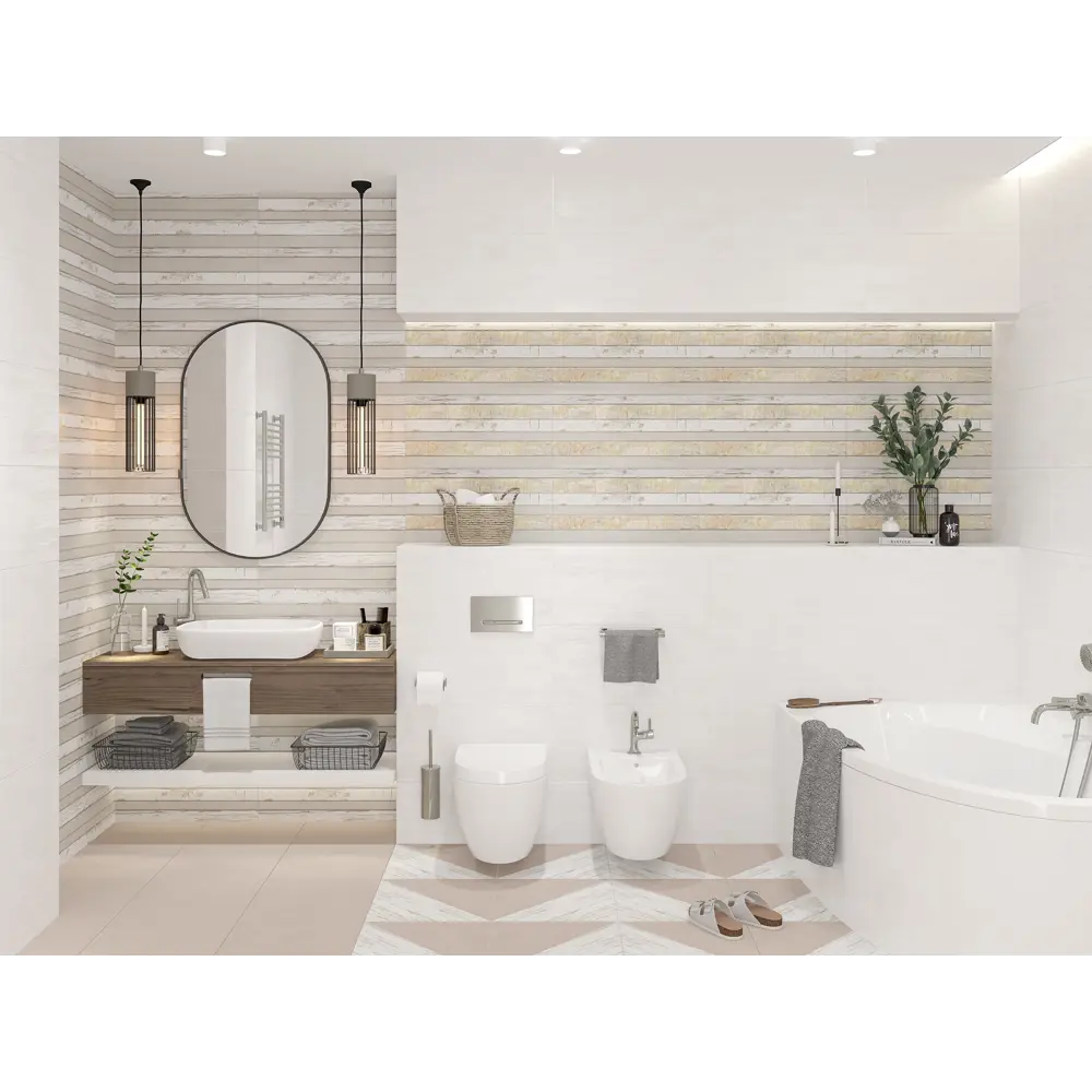 Фото 2 Плитка Azori Scandi 509041201 31.5x63см 1.59 м² цвет беленая древесина, цена за упаковку Фото 2 Плитка Azori Scandi 509041201 31.5x63см 1.59 м² цвет беленая древесина, цена за упаковку