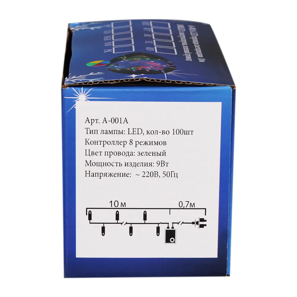 Фото 4 Электрогирлянда комнатная Sneha a-001a led mix нить 10 м 100 ламп разноцветный 1 режим работы Фото 4 Электрогирлянда комнатная Sneha a-001a led mix нить 10 м 100 ламп разноцветный 1 режим работы