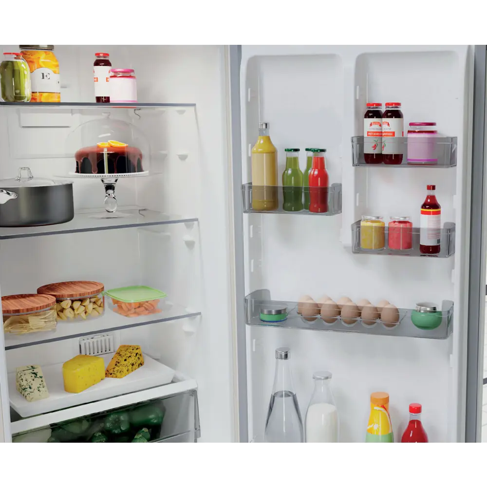 Фото 3 Холодильник двухкамерный Hotpoint HT 4200 AB 60x196 см цвет бежевый мрамор Фото 3 Холодильник двухкамерный Hotpoint HT 4200 AB 60x196 см цвет бежевый мрамор
