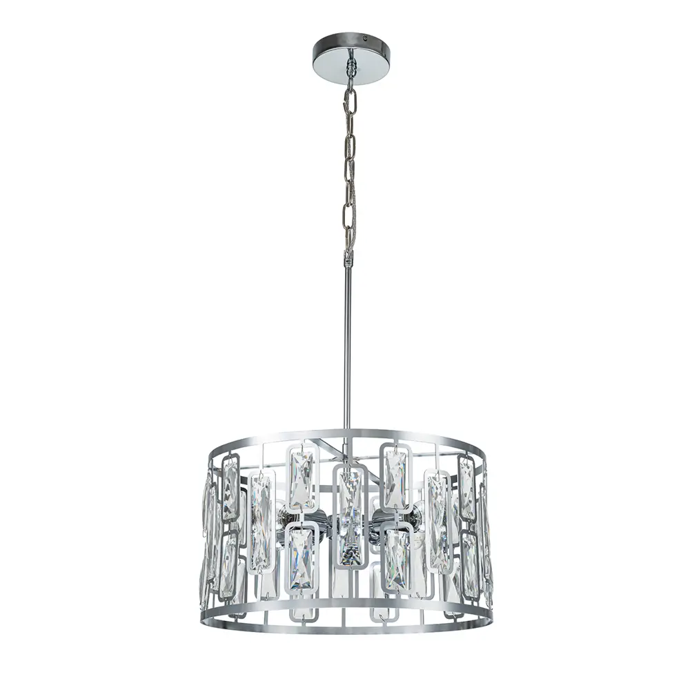 Фото 2 Светильник подвесной Escada Glow Esc_2102_4s_chrome 4 лампы 12 м² цвет серый/серебристый Фото 2 Светильник подвесной Escada Glow Esc_2102_4s_chrome 4 лампы 12 м² цвет серый/серебристый