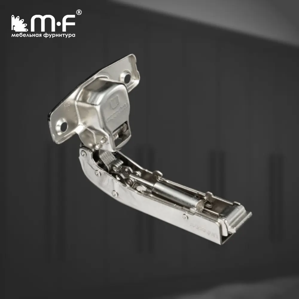 Фото 5 Петля 3D МФ-Комплект Unihopper с доводчиком 90x48мм с декор. накладкой Фото 5 Петля 3D МФ-Комплект Unihopper с доводчиком 90x48мм с декор. накладкой