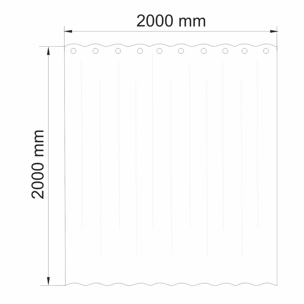 Фото 7 Шторка для ванной комнаты Wasserkraft SC-77102 200x200см цвет черный Фото 7 Шторка для ванной комнаты Wasserkraft SC-77102 200x200см цвет черный