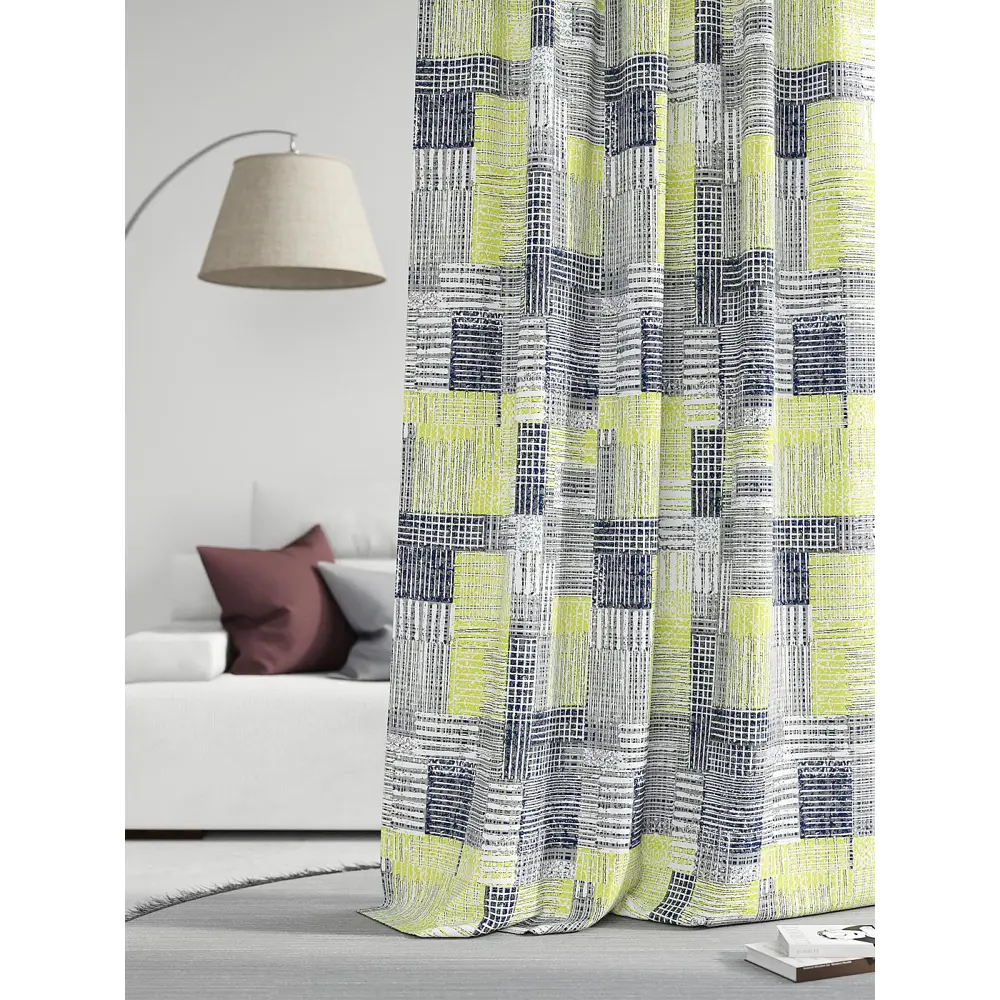 Фото 3 Штора на шторной ленте Comfy Way Нилсти - 14 CW593014-260, 260x150 см, цвет белый