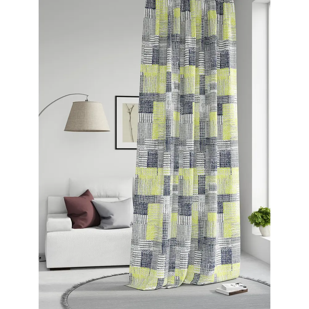 Фото Штора на шторной ленте Comfy Way Нилсти - 14 CW593014-260, 260x150 см, цвет белый