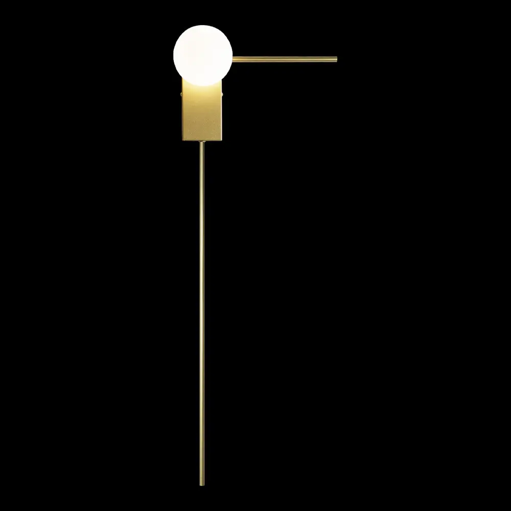 Фото 2 Настенный светильник Loft It Meridian 10132-g gold цвет белый/золото Фото 2 Настенный светильник Loft It Meridian 10132-g gold цвет белый/золото