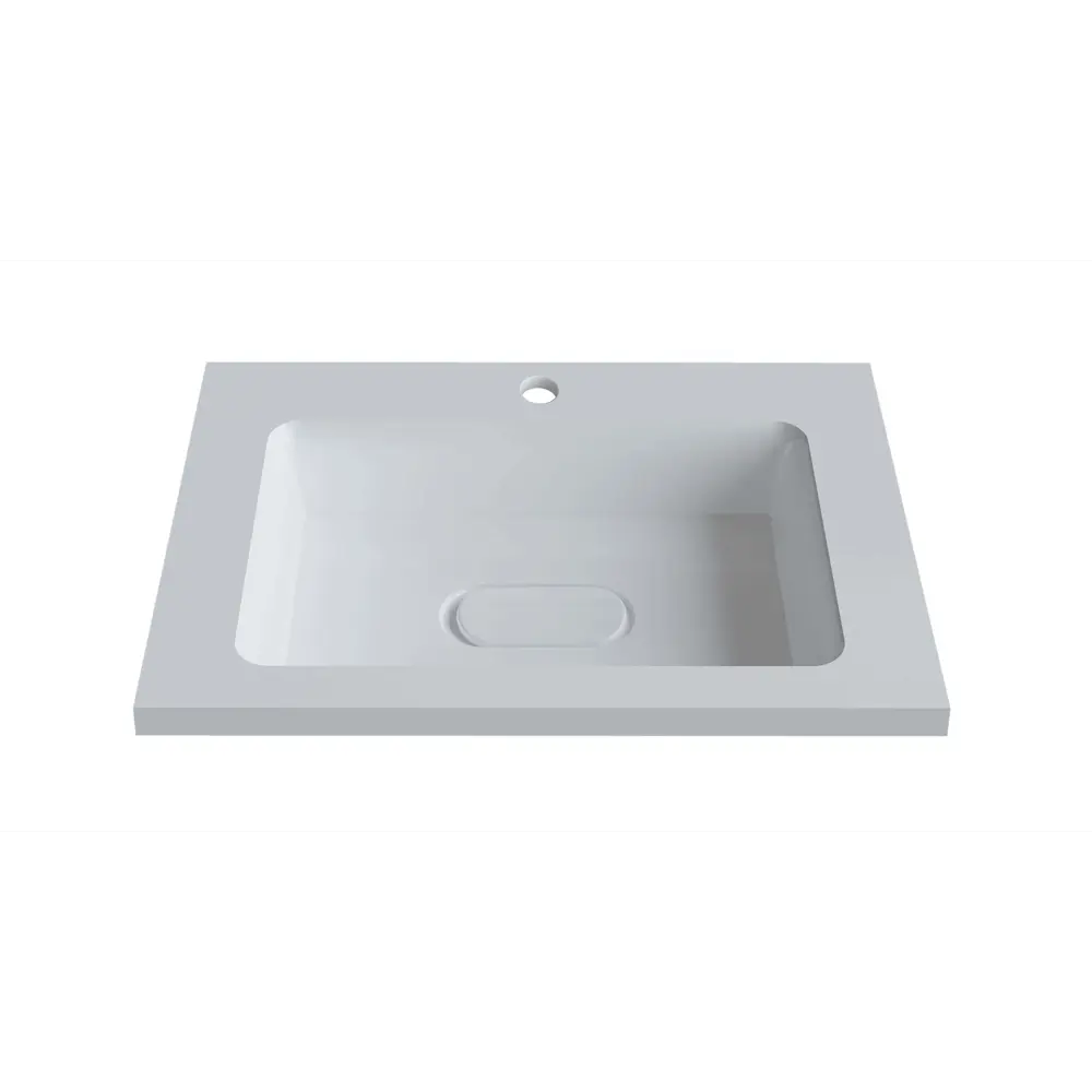 Фото 8 Тумба с раковиной для ванной подвесная Uperwood Modul 62x45x57 см белая матовая Фото 8 Тумба с раковиной для ванной подвесная Uperwood Modul 62x45x57 см белая матовая