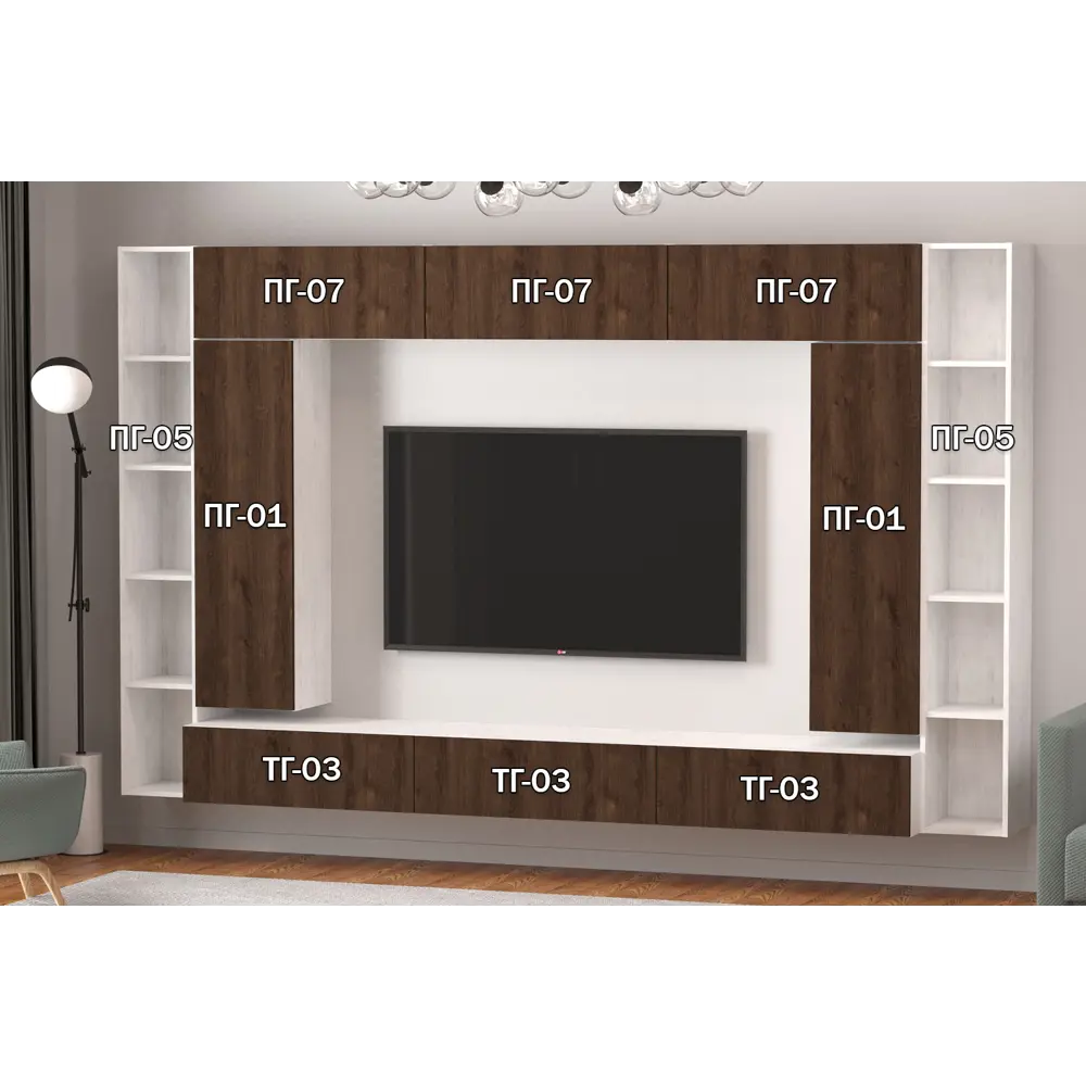 Фото 3 Полка Furnistyle 11658 35x120x32 см ЛДСП цвет светлое дерево, дуб коричневый табак Фото 3 Полка Furnistyle 11658 35x120x32 см ЛДСП цвет светлое дерево, дуб коричневый табак
