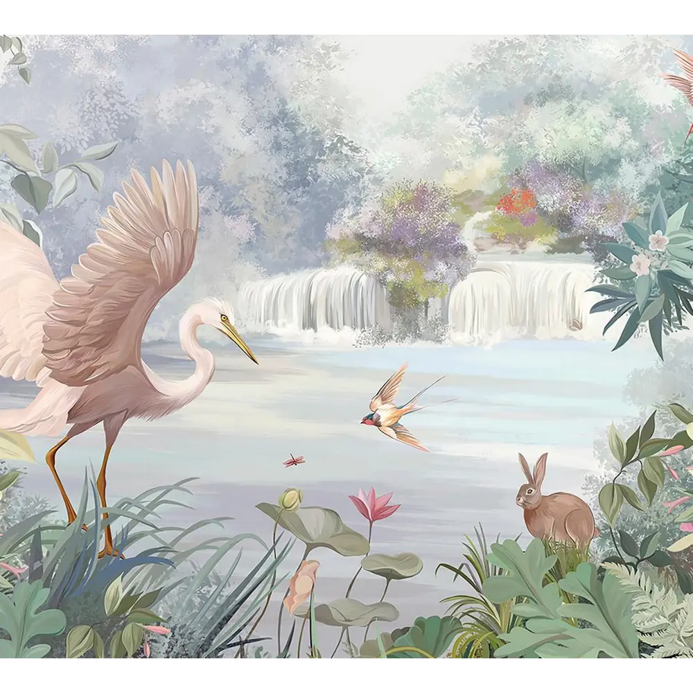 Фото 2 Фотообои флизелиновые Urban Style В тропическом лесу UST5836, 200x180 см