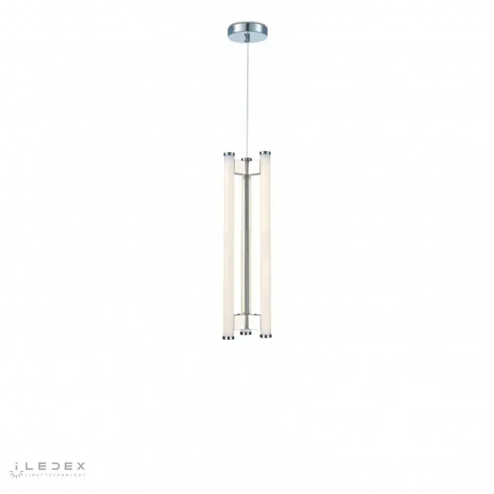 Фото Светильник подвесной светодиодный Iledex 2301-3m cr 5.28 м² нейтральный белый свет цвет серый/серебристый Фото Светильник подвесной светодиодный Iledex 2301-3m cr 5.28 м² нейтральный белый свет цвет серый/серебристый