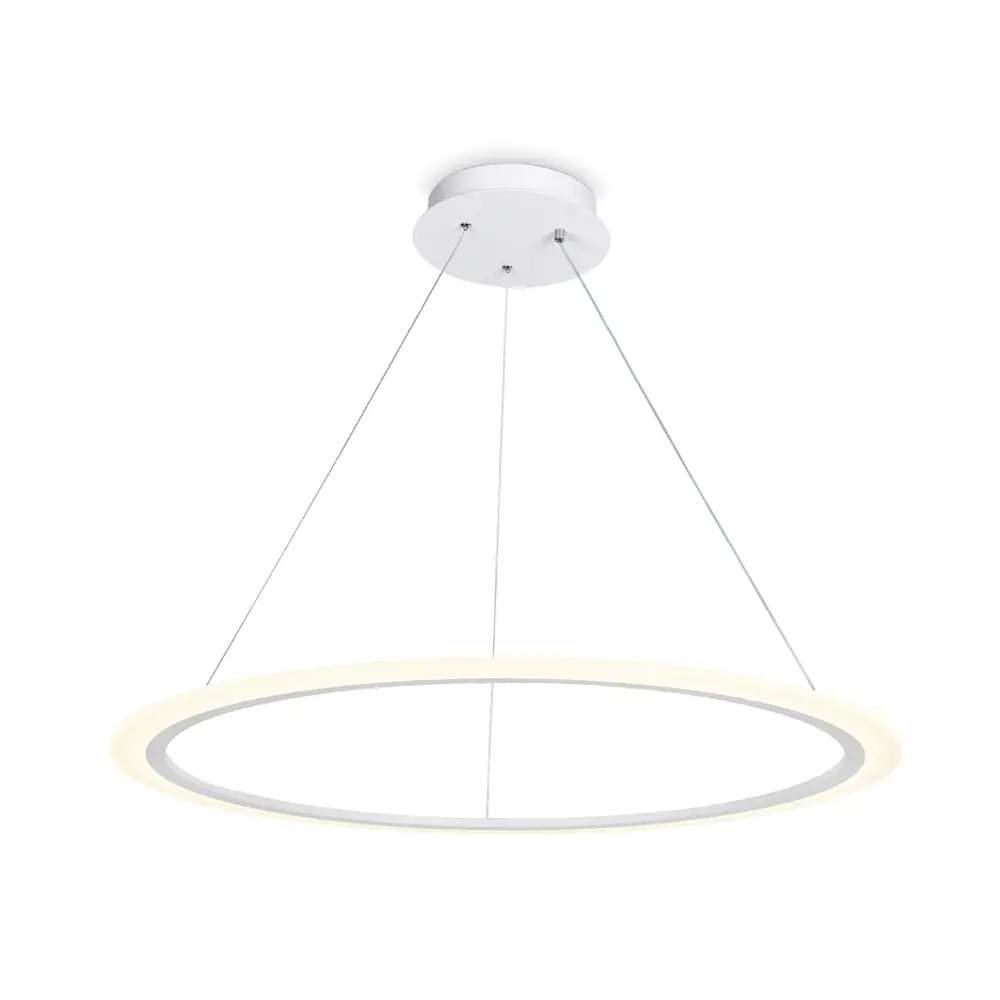 Фото Люстра подвесная светодиодная Ambrella Light Acrylica AMBR_FA4345 с пультом управления 28 м² регулируемый белый свет цвет белый Фото Люстра подвесная светодиодная Ambrella Light Acrylica AMBR_FA4345 с пультом управления 28 м² регулируемый белый свет цвет белый