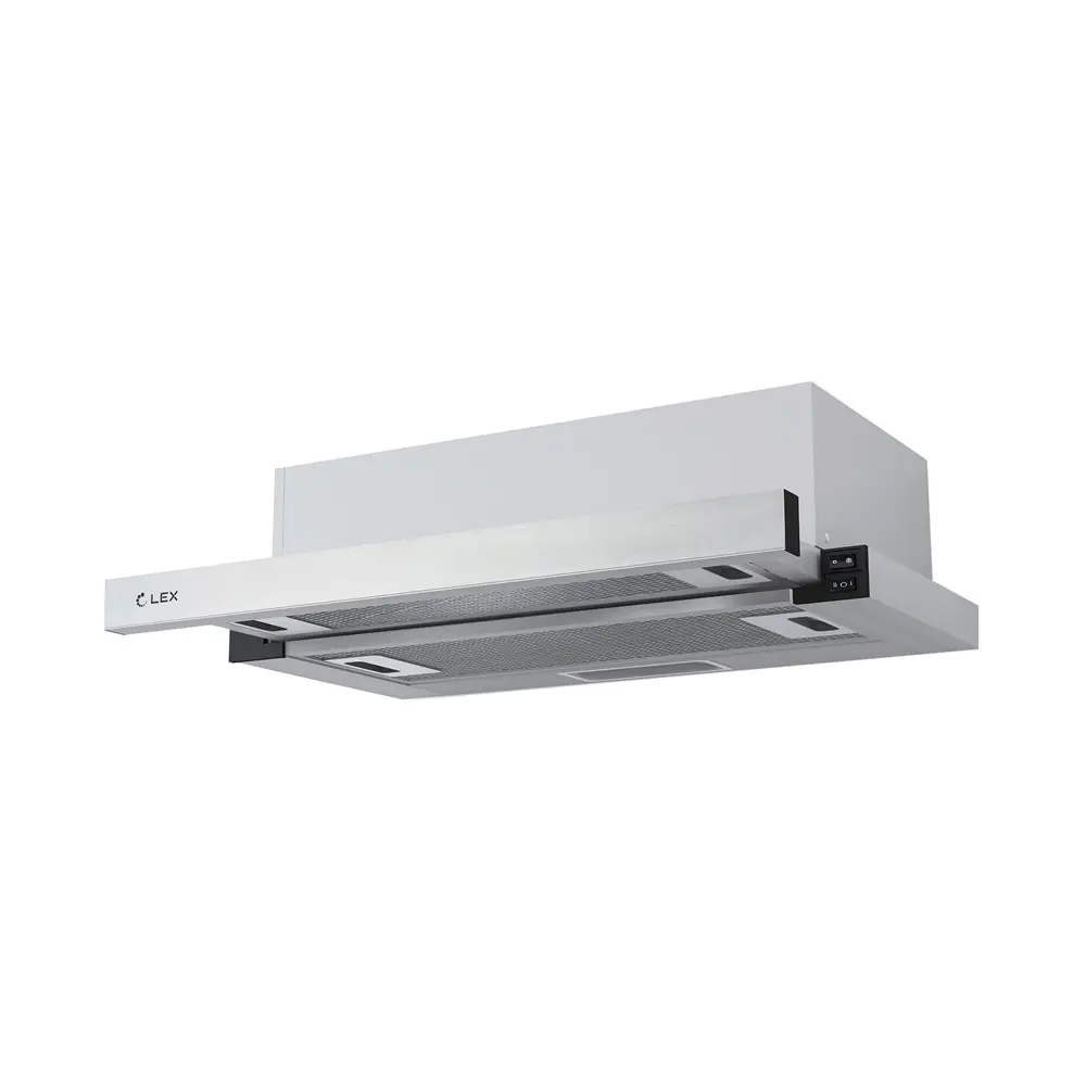 Фото Встраиваемая вытяжка Lex HIDE 600 INOX 60 см цвет серый / серебристый Фото Встраиваемая вытяжка Lex HIDE 600 INOX 60 см цвет серый / серебристый