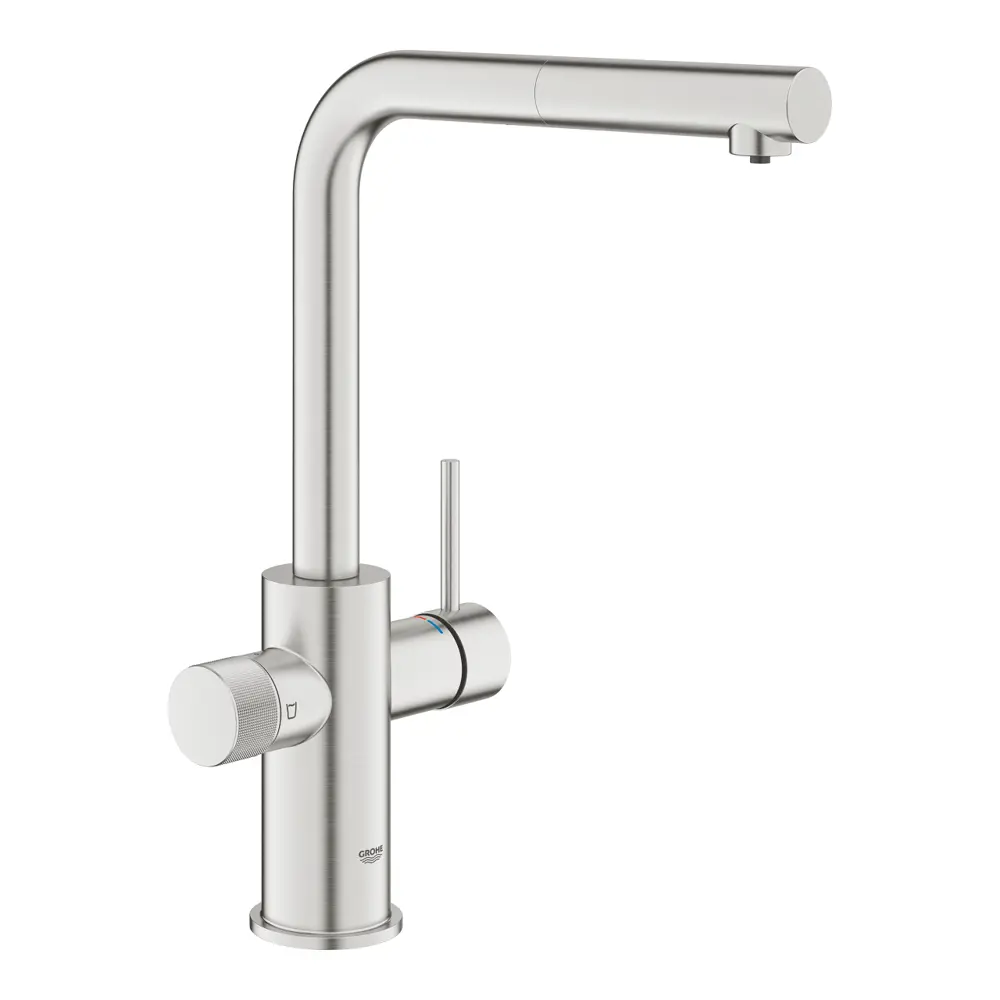 Фото Смеситель для кухни Grohe Blue Pure Minta поворотный излив 33 см цвет нержавеющая сталь Фото Смеситель для кухни Grohe Blue Pure Minta поворотный излив 33 см цвет нержавеющая сталь