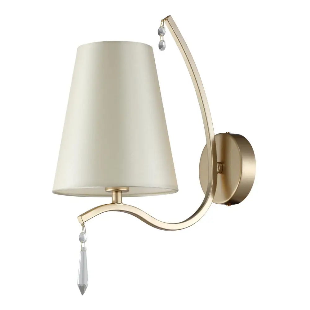 Фото Настенный светильник Crystal lux Renata ap1 gold цвет золотистый Фото Настенный светильник Crystal lux Renata ap1 gold цвет золотистый