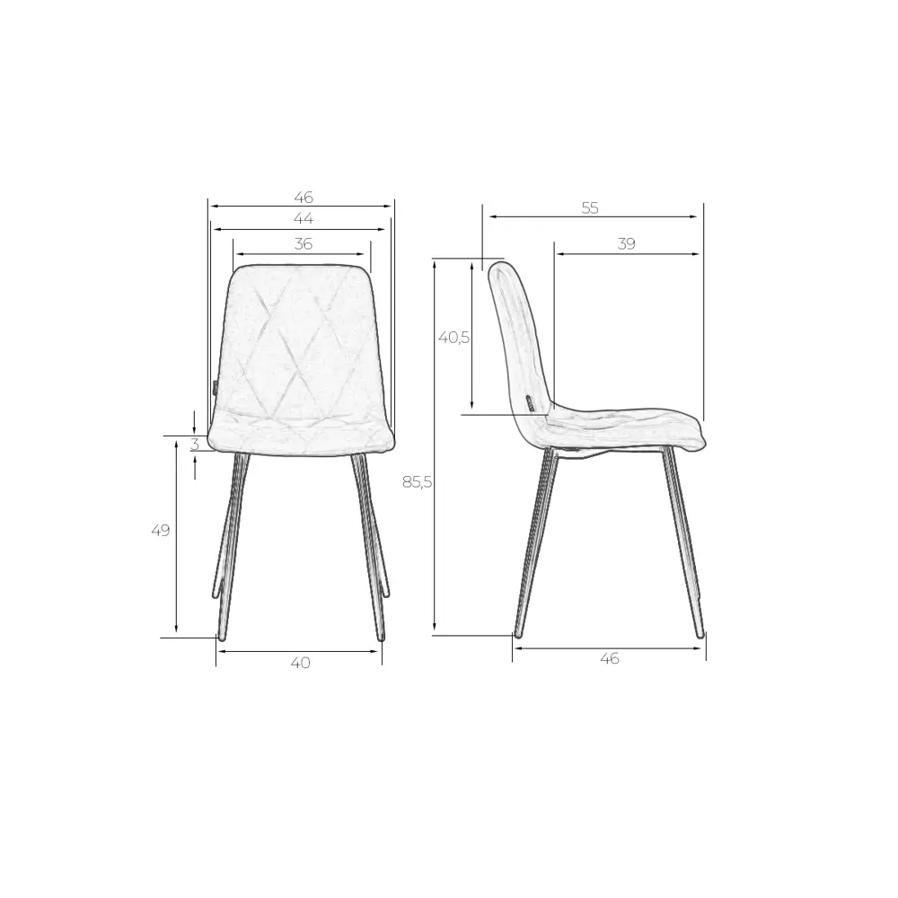 Фото 6 Комплект кухонных стульев 4 шт Dobrin Chilly rombo a006 46x46x55 см велюр цвет лайм/черный Фото 6 Комплект кухонных стульев 4 шт Dobrin Chilly rombo a006 46x46x55 см велюр цвет лайм/черный