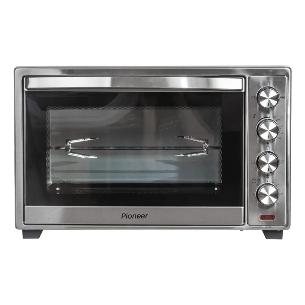Фото Электропечь 2000 Вт Pioneer 420993 57.5x36x40 см цвет серебристый Фото Электропечь 2000 Вт Pioneer 420993 57.5x36x40 см цвет серебристый