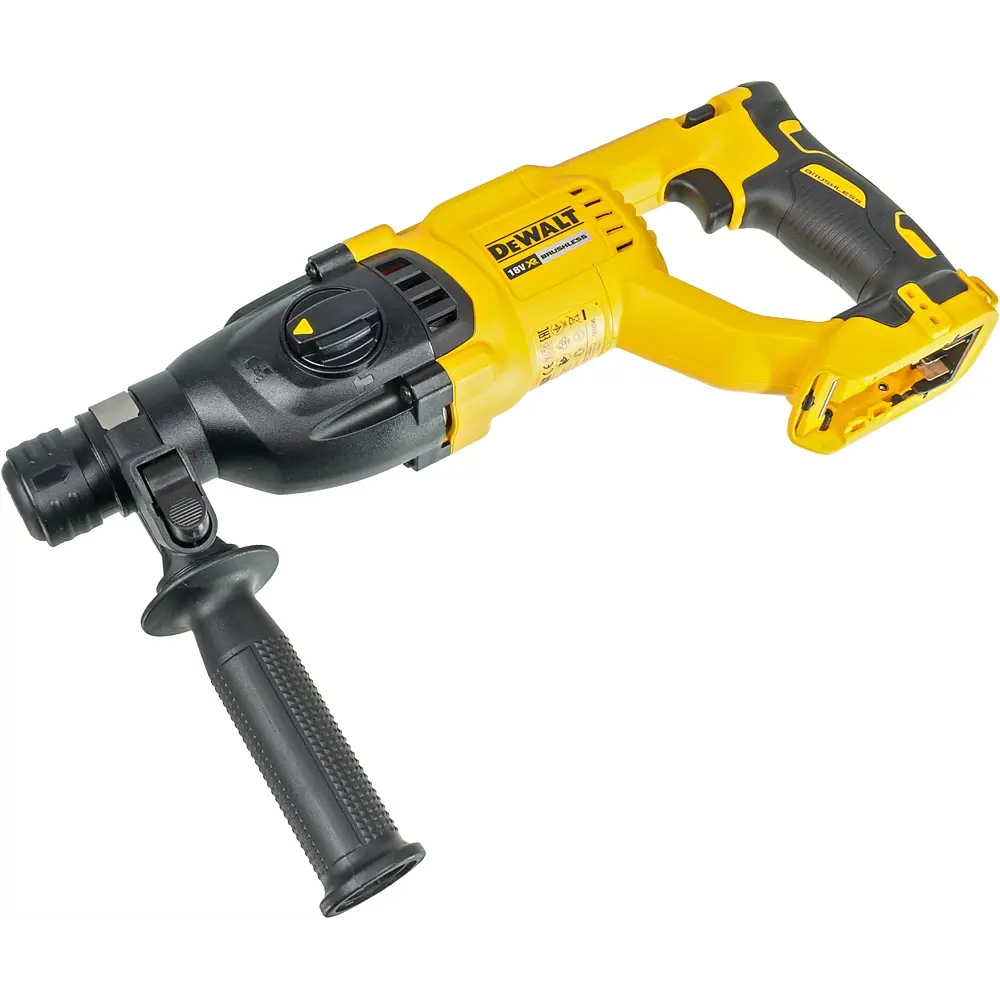 Фото 2 Перфоратор аккумуляторный бесщеточный SDS Plus Dewalt DCH133N-XJ, 18 В Li-Ion 1x4 Ач, 2.6 Дж Фото 2 Перфоратор аккумуляторный бесщеточный SDS Plus Dewalt DCH133N-XJ, 18 В Li-Ion 1x4 Ач, 2.6 Дж