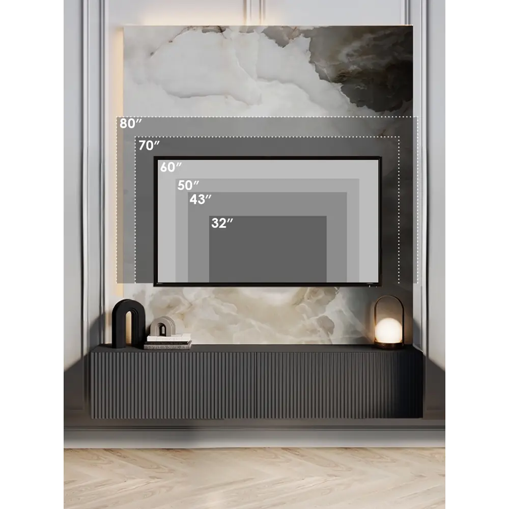Фото 2 Тумба под телевизор Puzzlemebel Камелия 150x30x27 см ЛДСП цвет графит Фото 2 Тумба под телевизор Puzzlemebel Камелия 150x30x27 см ЛДСП цвет графит