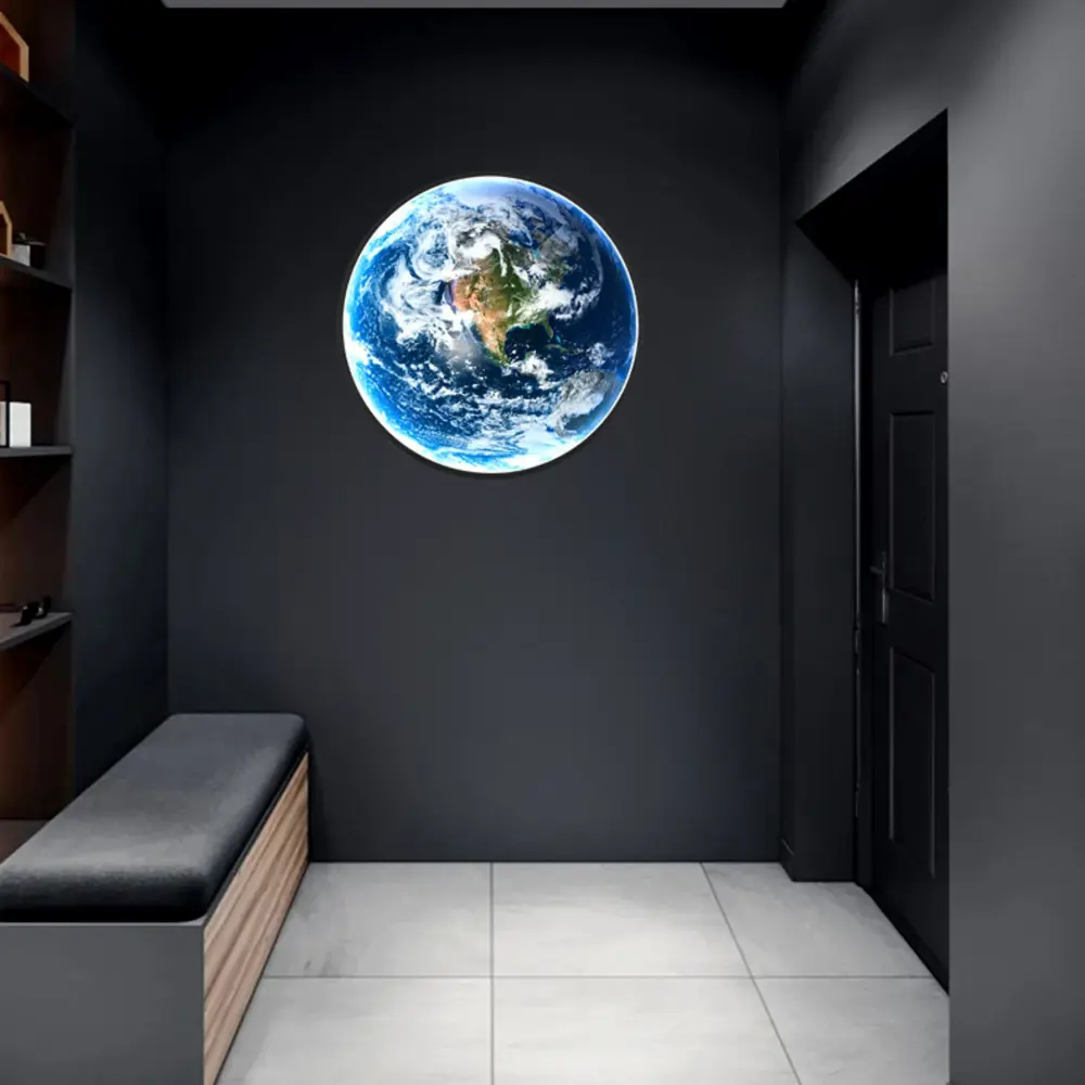 Фото 6 Настенный светильник Imperiumloft Cosmos earth d30 208935-23 цвет латунь