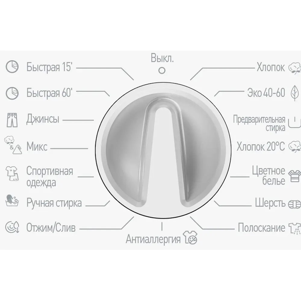 Фото 6 Стиральная машина встраиваемая VESTEL WMBI8120T2I загрузка 8кг 60x55x82 см Фото 6 Стиральная машина встраиваемая VESTEL WMBI8120T2I загрузка 8кг 60x55x82 см