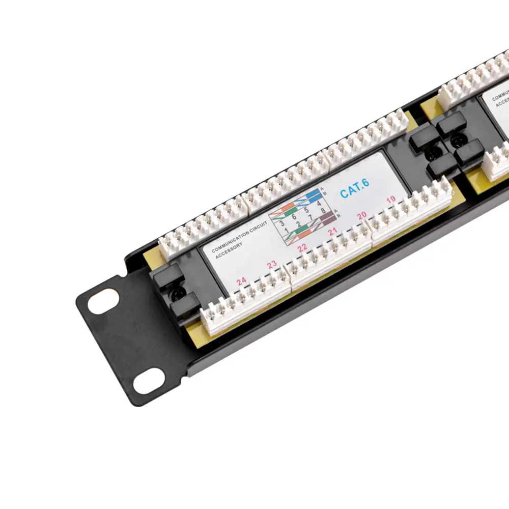 Фото 9 Панель коммутационная Rexant pro 19" 1U 24 порта UTP RJ-45 cat 6 Фото 9 Панель коммутационная Rexant pro 19" 1U 24 порта UTP RJ-45 cat 6