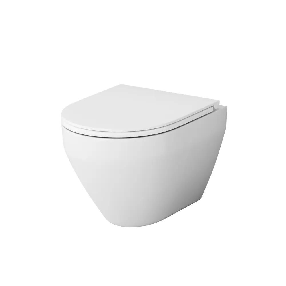 Фото Чаша унитаза AM.PM Spirit V2.0 C701700SC подвесной,безободковый, с сиденьем микролифт Фото Чаша унитаза AM.PM Spirit V2.0 C701700SC подвесной,безободковый, с сиденьем микролифт