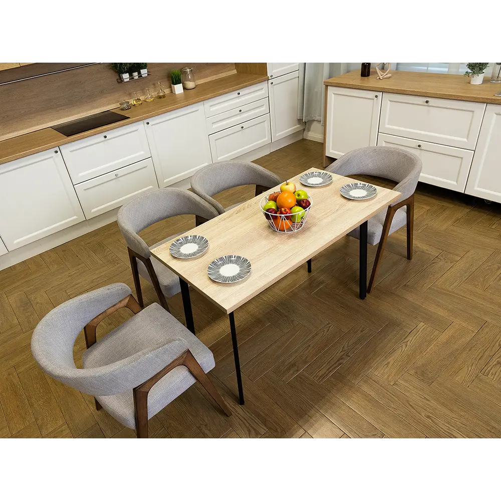 Фото Кухонный стол Diko Loft Delight Dining 120х60х75 см цвет дуб сонома