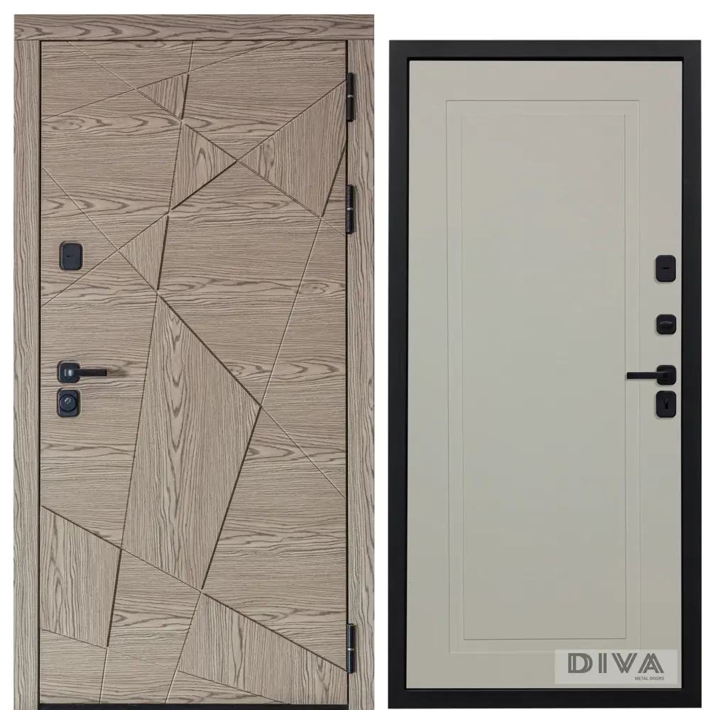 Фото Входная дверь Diva Line 40 УТ-00074957 860x2050см правая цвет дуб Фото Входная дверь Diva Line 40 УТ-00074957 860x2050см правая цвет дуб