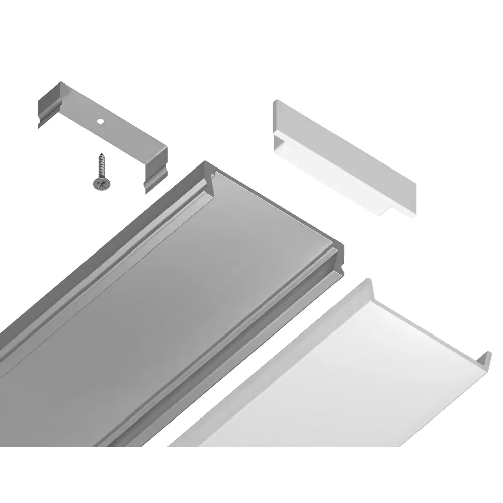 Фото 3 Профиль алюминиевый Ambrella light Illumination накладной 23.8x6 для светодиодной ленты до 20мм GP1800AL Фото 3 Профиль алюминиевый Ambrella light Illumination накладной 23.8x6 для светодиодной ленты до 20мм GP1800AL