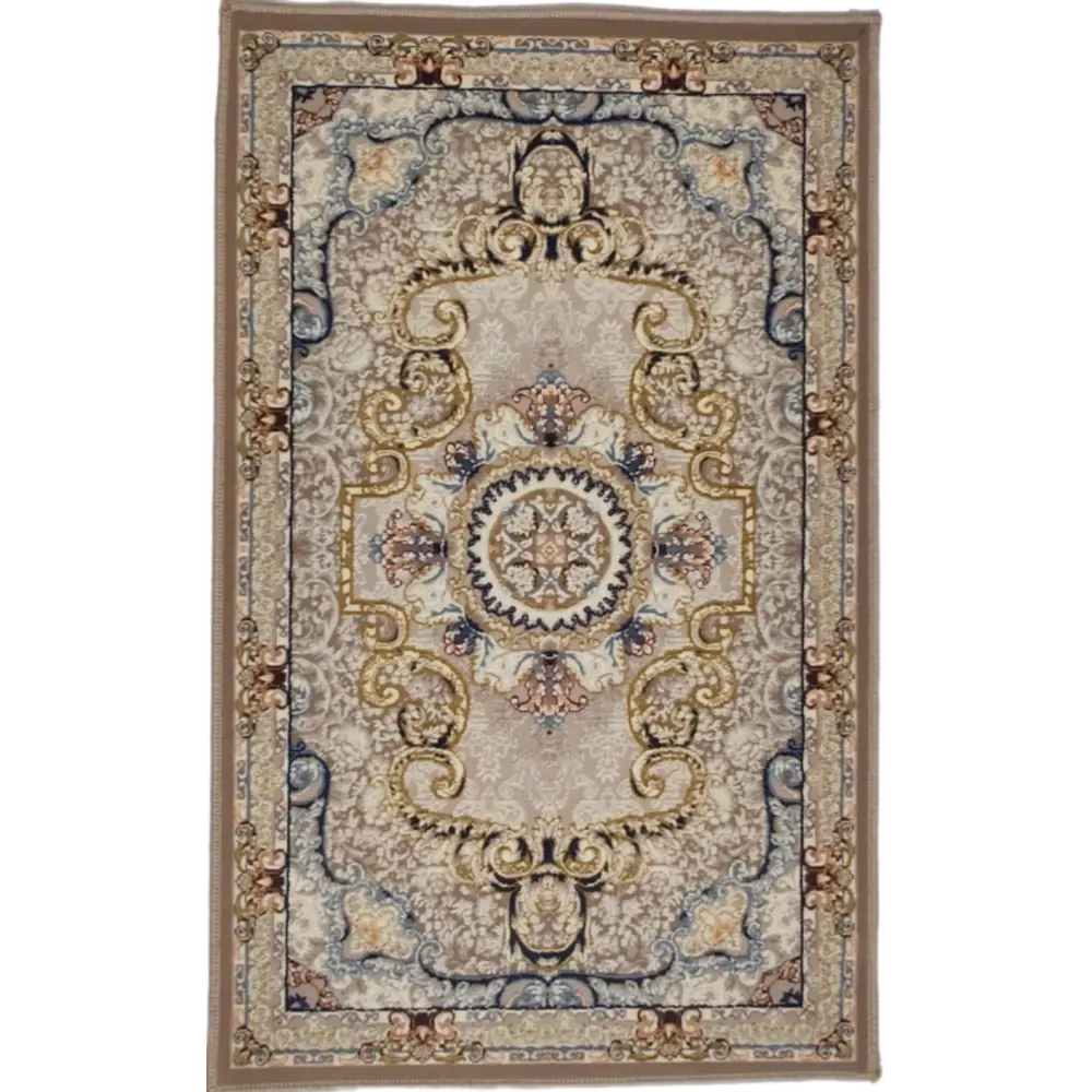 Фото Ковер Farrahi Carpet полиэстер Arka 50х80 см цвет хаки Фото Ковер Farrahi Carpet полиэстер Arka 50х80 см цвет хаки