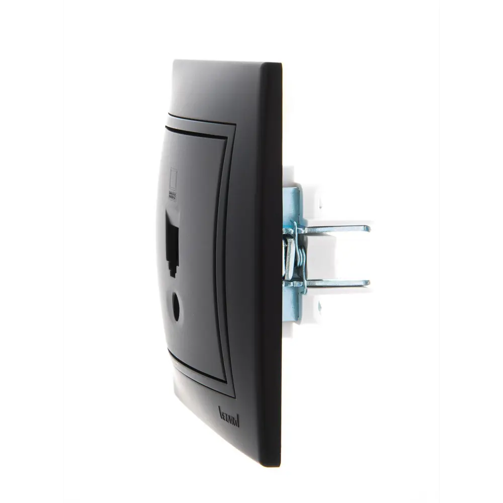 Фото 3 Розетка RJ45 встраиваемая Lezard MIRA 701-4242-139, цвет черный бархат Фото 3 Розетка RJ45 встраиваемая Lezard MIRA 701-4242-139, цвет черный бархат