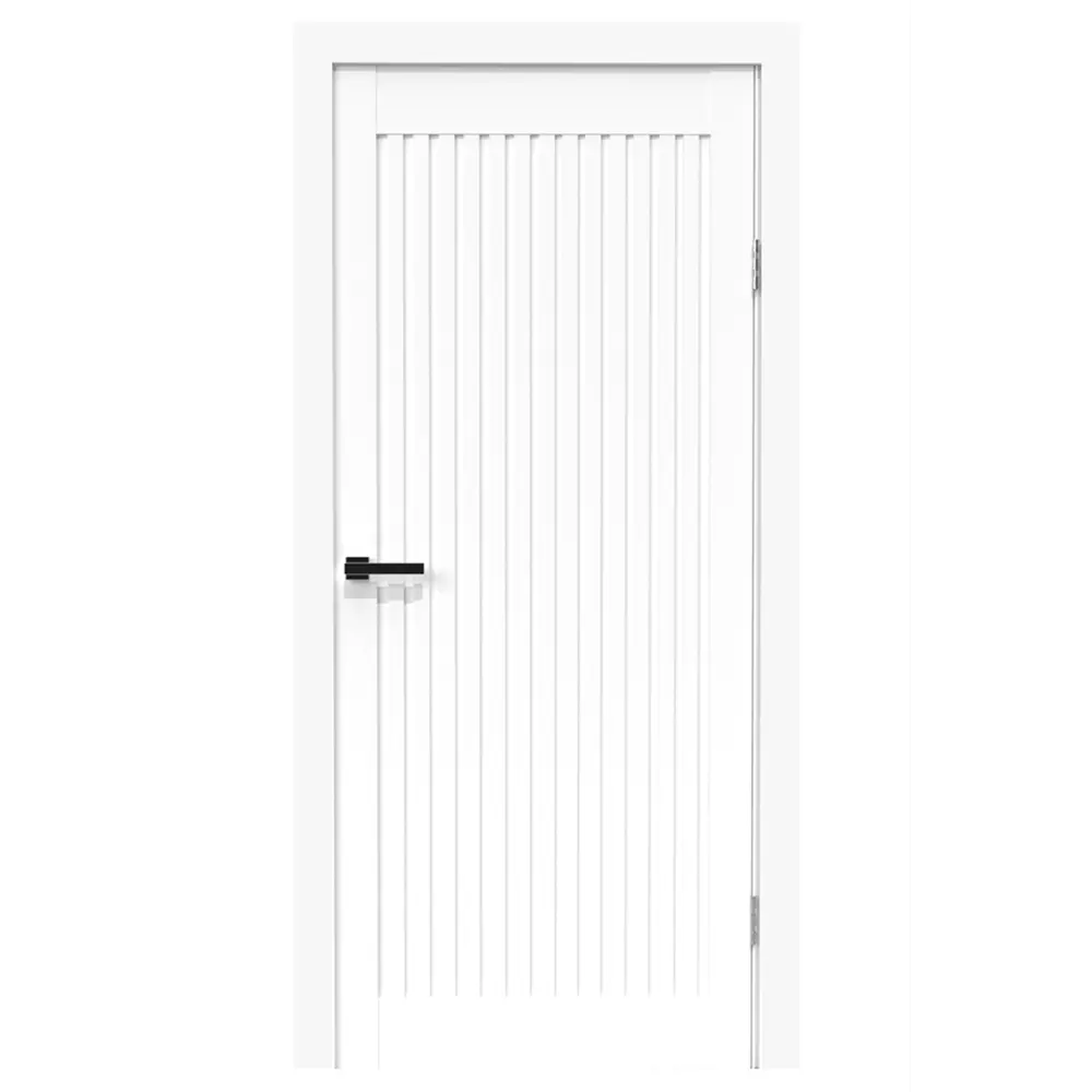 Фото Дверь межкомнатная DK-doors Lux 23 глухая 80х200см ПВХ цвет велютто бьянко без замка и петель в комплекте Фото Дверь межкомнатная DK-doors Lux 23 глухая 80х200см ПВХ цвет велютто бьянко без замка и петель в комплекте