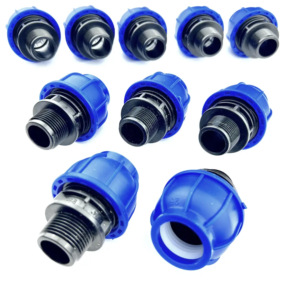 Фото Муфта комбинированная Boutte 3/4"x25 мм НР полипропилен 10 шт Фото Муфта комбинированная Boutte 3/4"x25 мм НР полипропилен 10 шт