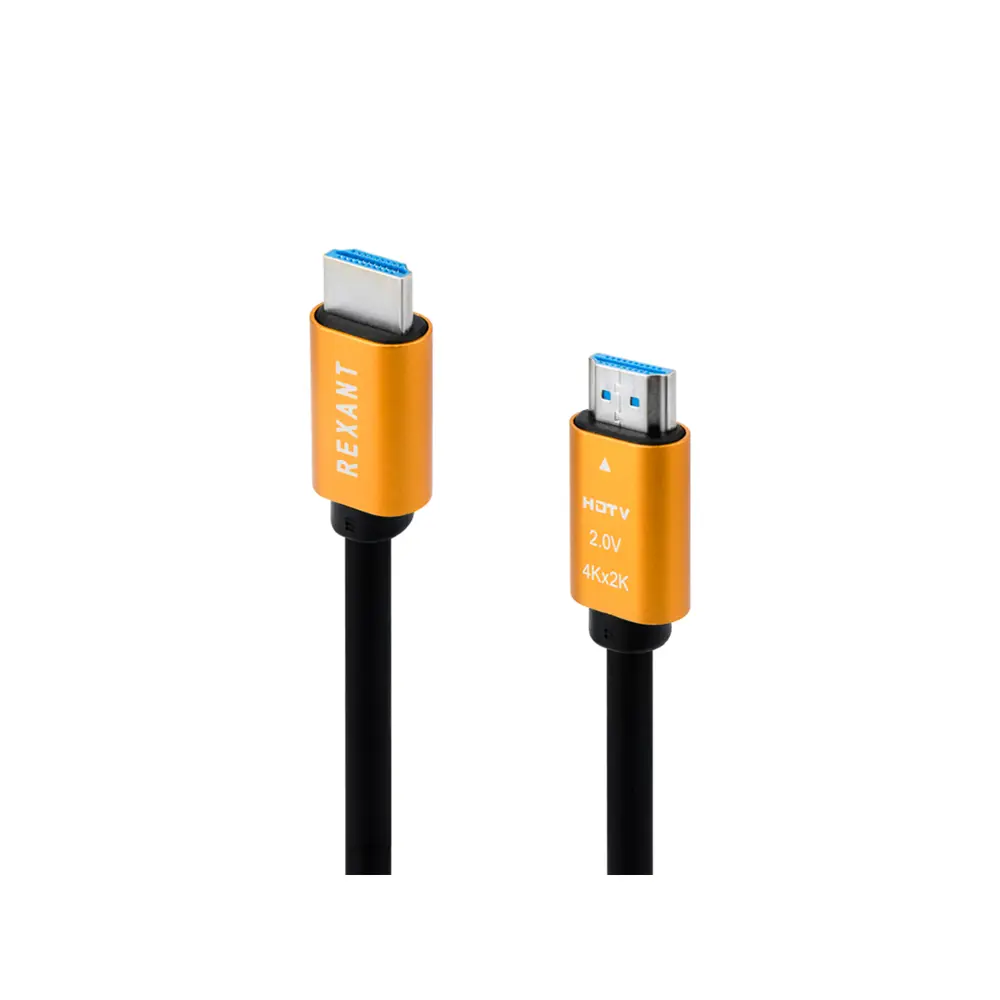 Фото 3 Кабель Rexant Gold HDMI - HDMI 2.0 1 м Фото 3 Кабель Rexant Gold HDMI - HDMI 2.0 1 м
