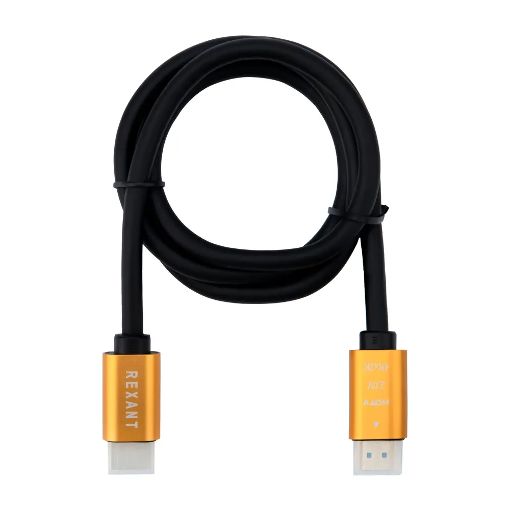 Фото 6 Кабель Rexant Gold HDMI - HDMI 2.0 1 м Фото 6 Кабель Rexant Gold HDMI - HDMI 2.0 1 м