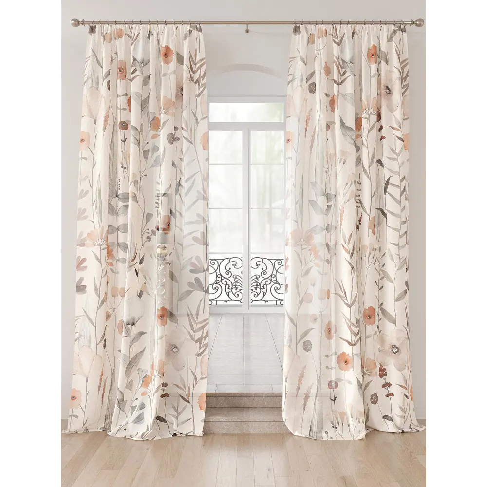 Фото Тюль Comfy way Лоуна - 10 CW754010-230 на шторной ленте 230x150 см цвет бежевый Фото Тюль Comfy way Лоуна - 10 CW754010-230 на шторной ленте 230x150 см цвет бежевый