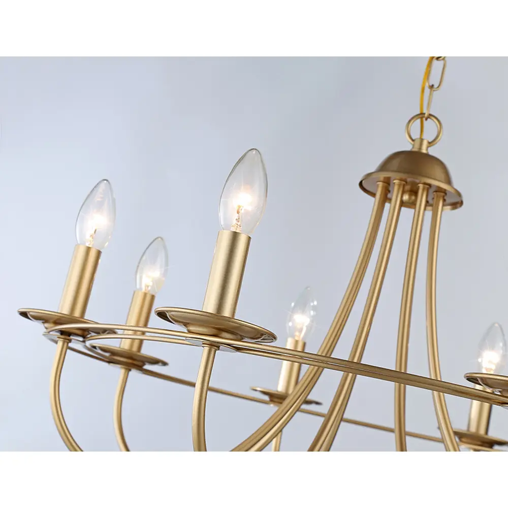 Фото 9 Люстра подвесная светодиодная Ambrella light Tr9616 18 м² нейтральный белый свет цвет жёлтый/золотой Фото 9 Люстра подвесная светодиодная Ambrella light Tr9616 18 м² нейтральный белый свет цвет жёлтый/золотой
