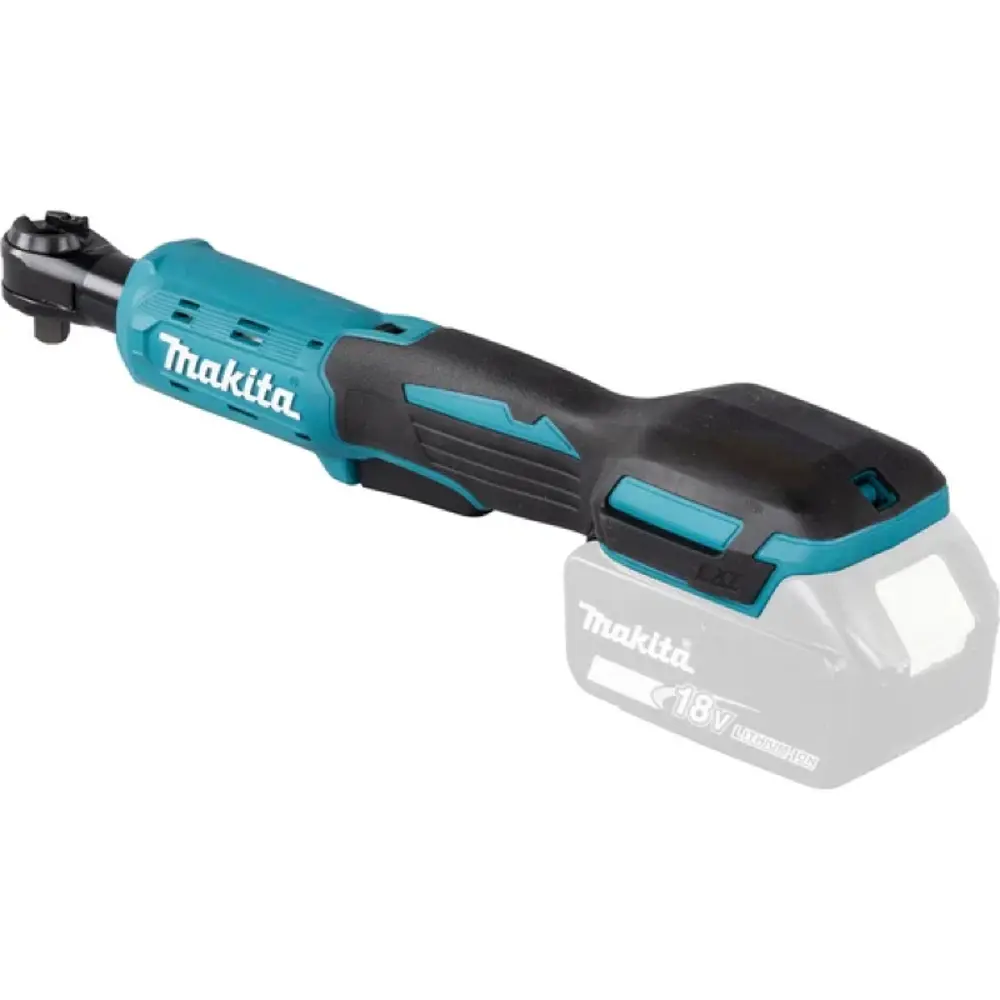 Фото 3 Угловая трещотка аккумуляторная Makita DWR180Z 18В 47.5Нм 3/8 дюйма и 1/4 дюйма Li-Ion без АКБ и з/у Фото 3 Угловая трещотка аккумуляторная Makita DWR180Z 18В 47.5Нм 3/8 дюйма и 1/4 дюйма Li-Ion без АКБ и з/у