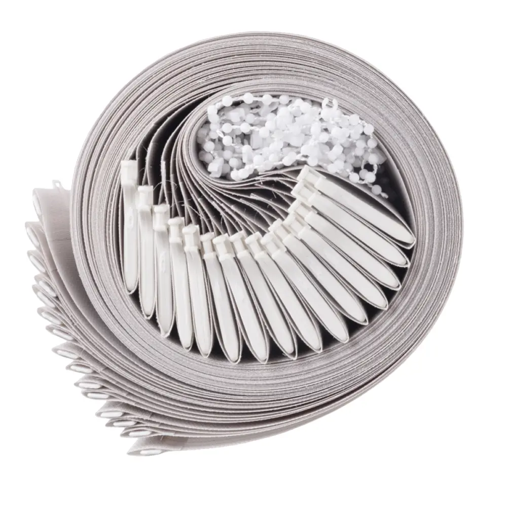 Фото Лемали для вертикальных жалюзи Унистайл LAMSVSER240210, высота 210 см, 30 штцвет светло-серый