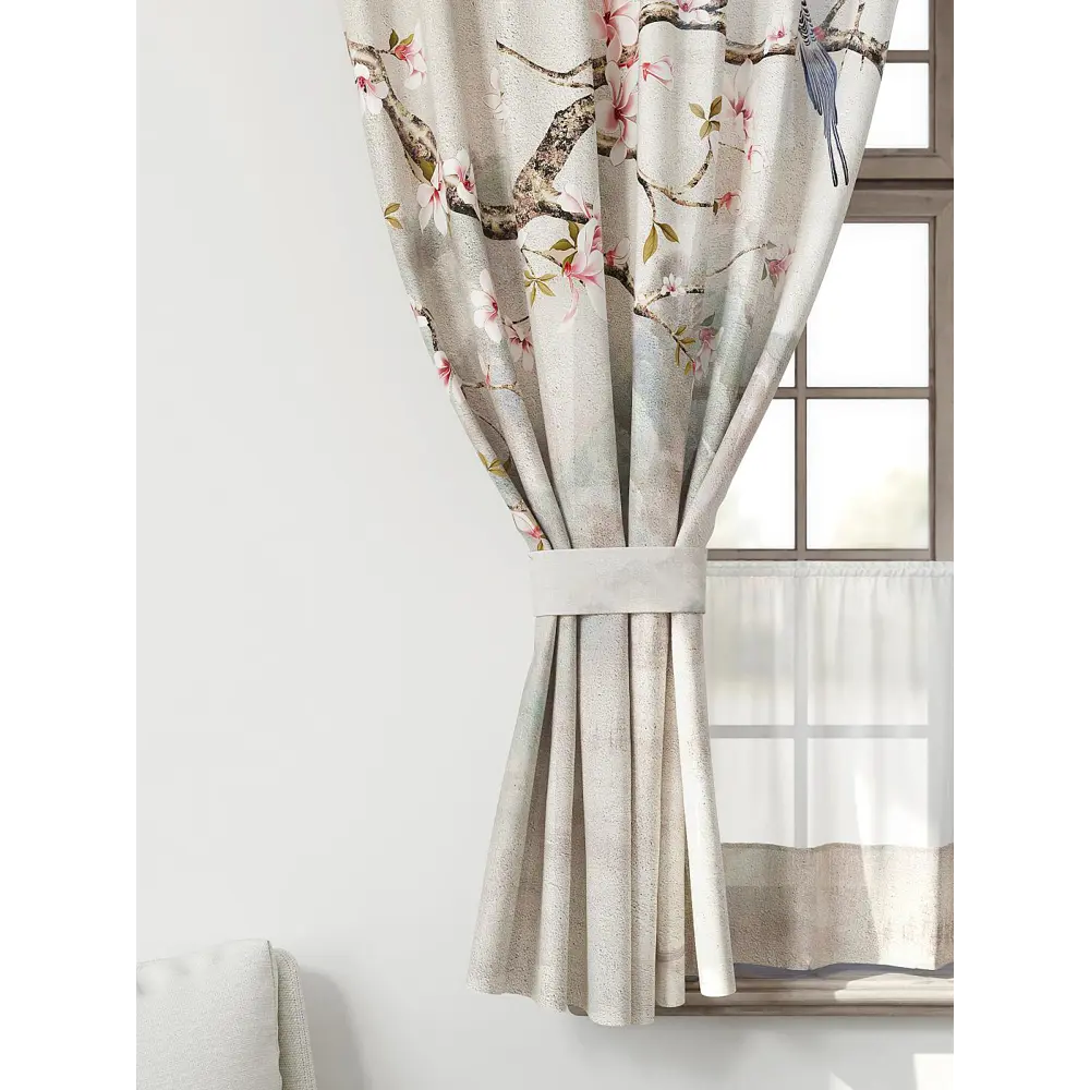 Фото 4 Комплект штор Comfy way Иномик - 35 CW705035-160 на шторной ленте 160x150 см цвет бежевый Фото 4 Комплект штор Comfy way Иномик - 35 CW705035-160 на шторной ленте 160x150 см цвет бежевый
