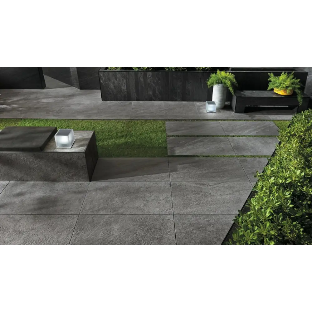 Фото Керамогранит Керамопро Бетон BLESTONE ANTHRACITE 60x60см цвет blestone anthracite