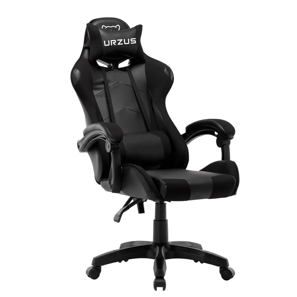 Фото 9 Игровое кресло Urzus Dominator UR-7351131 64x117x57 см эко кожа цвет черный Фото 9 Игровое кресло Urzus Dominator UR-7351131 64x117x57 см эко кожа цвет черный