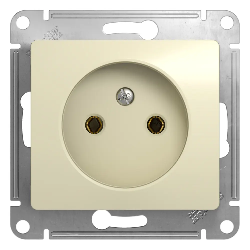 Фото Розетка встраиваемая Schneider electric Glossa GSL000241 цвет бежевый Фото Розетка встраиваемая Schneider electric Glossa GSL000241 цвет бежевый