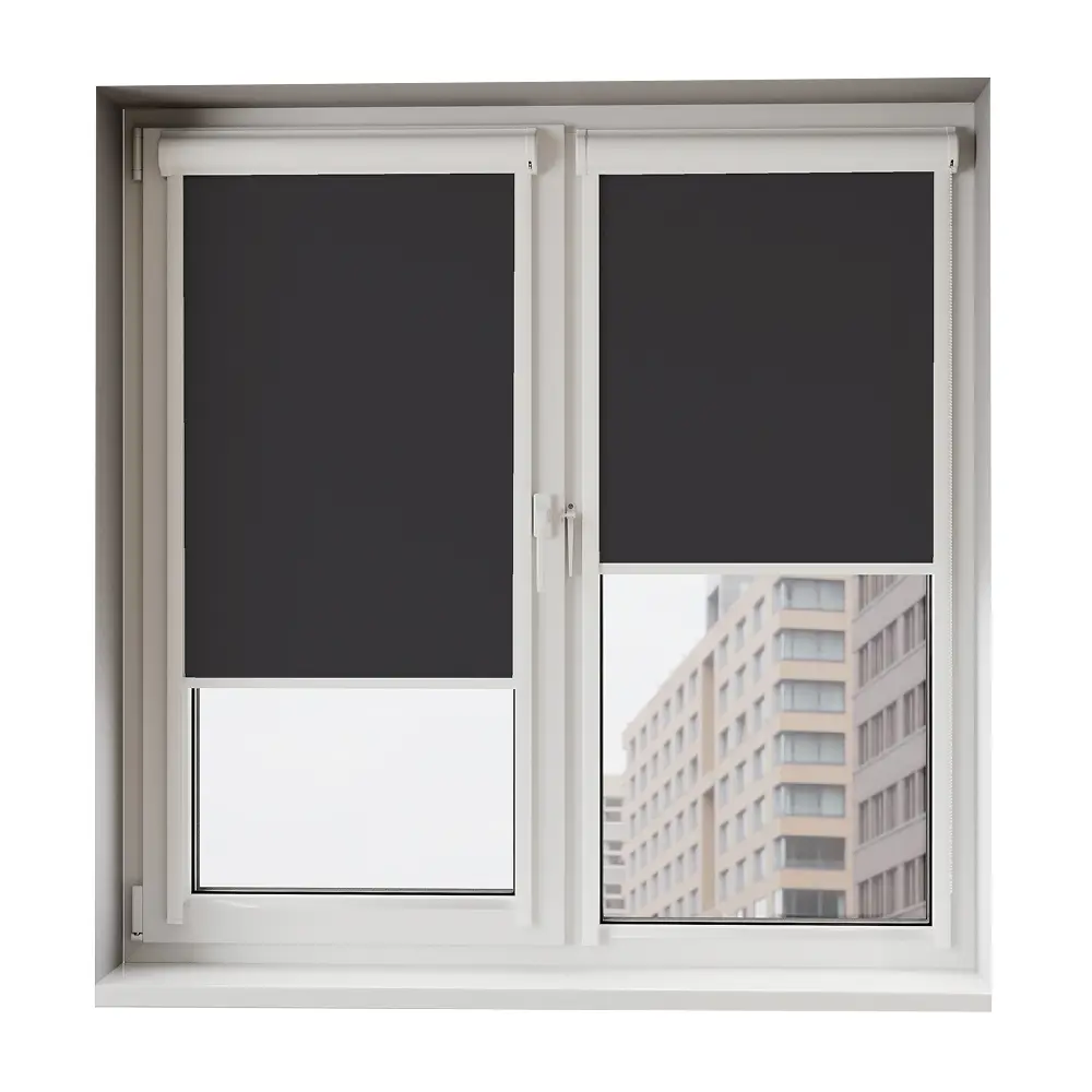 Фото Рулонная штора Унистайл LKRCHERN070145 70x145 см, черный